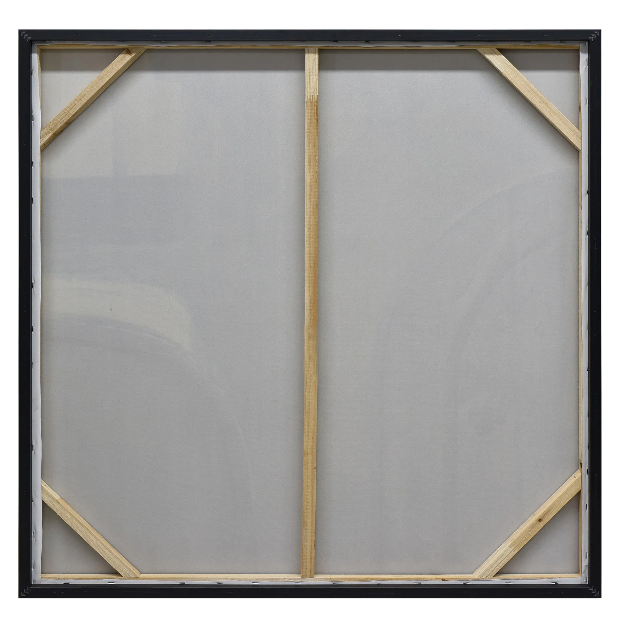 100X100cm Duality Dance Champagne Framed Hand Painted Canvas 3D Wall Art - Image 4