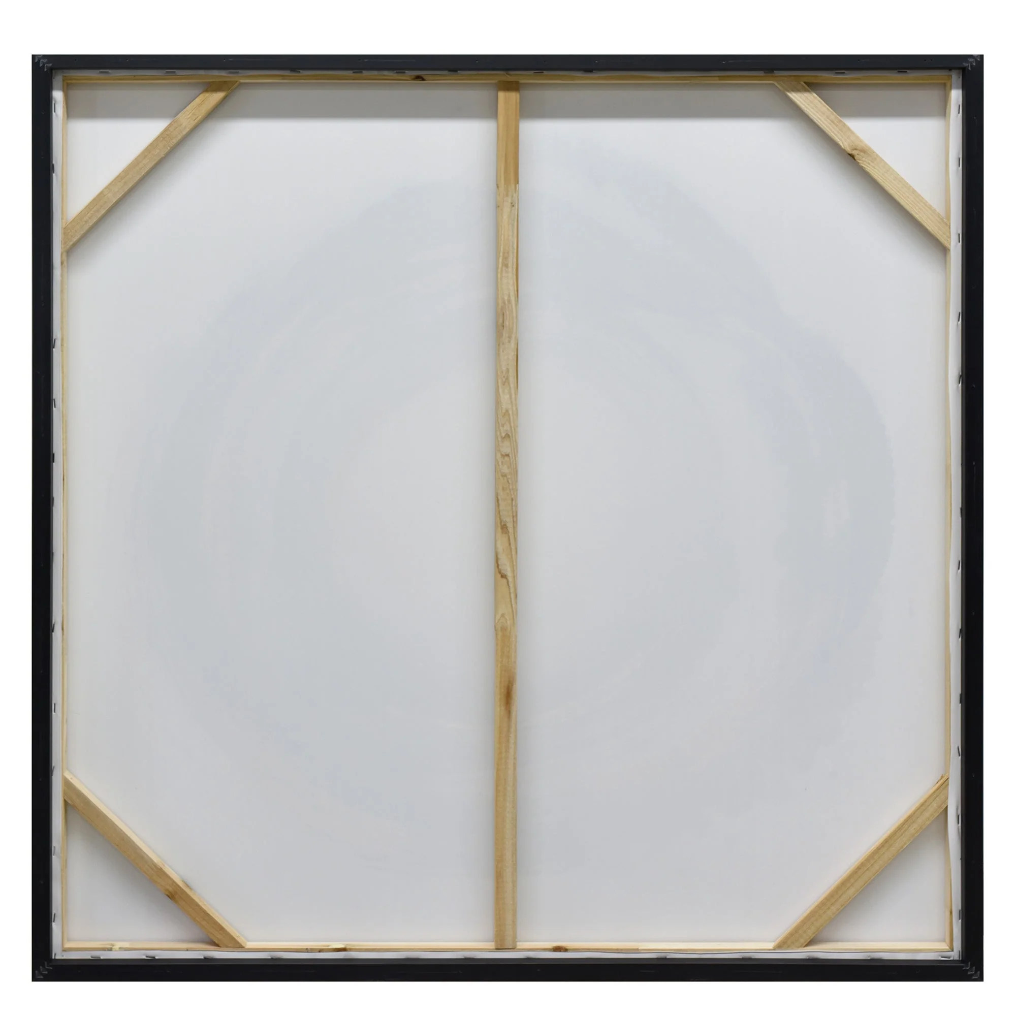 100X100cm Orbiting Elegance Champagne Framed Canvas Wall Art - Image 4