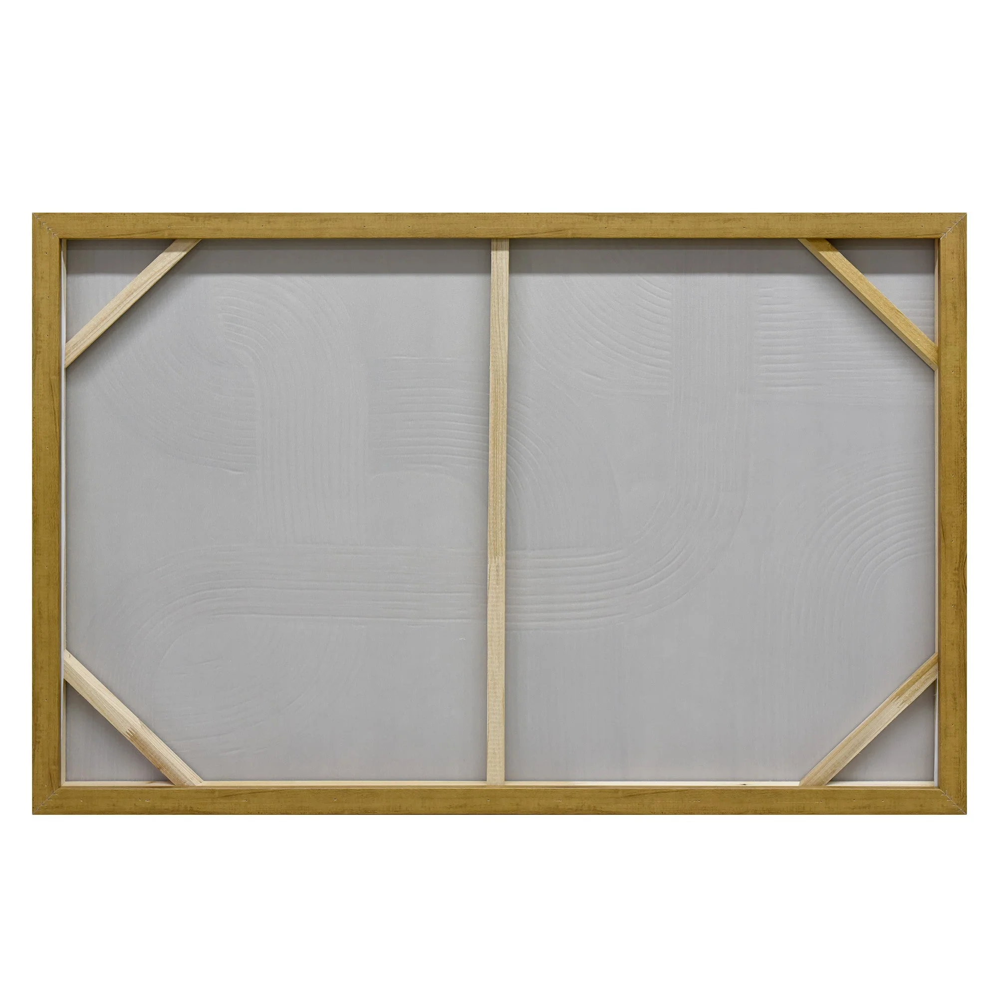 120X80cm Convergence of Destinies Dark Wood Framed Hand Painted Canvas Wall Art - Image 4