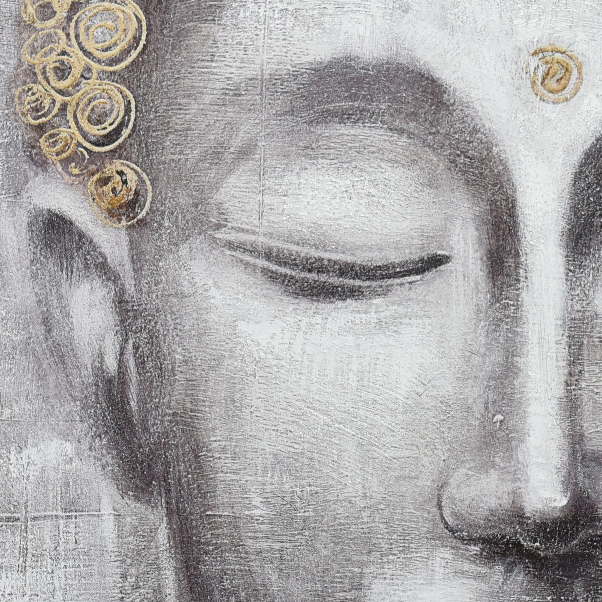 120X80cm Ethereal Enlightenment Champagne Framed Canvas Wall Art - Image 8