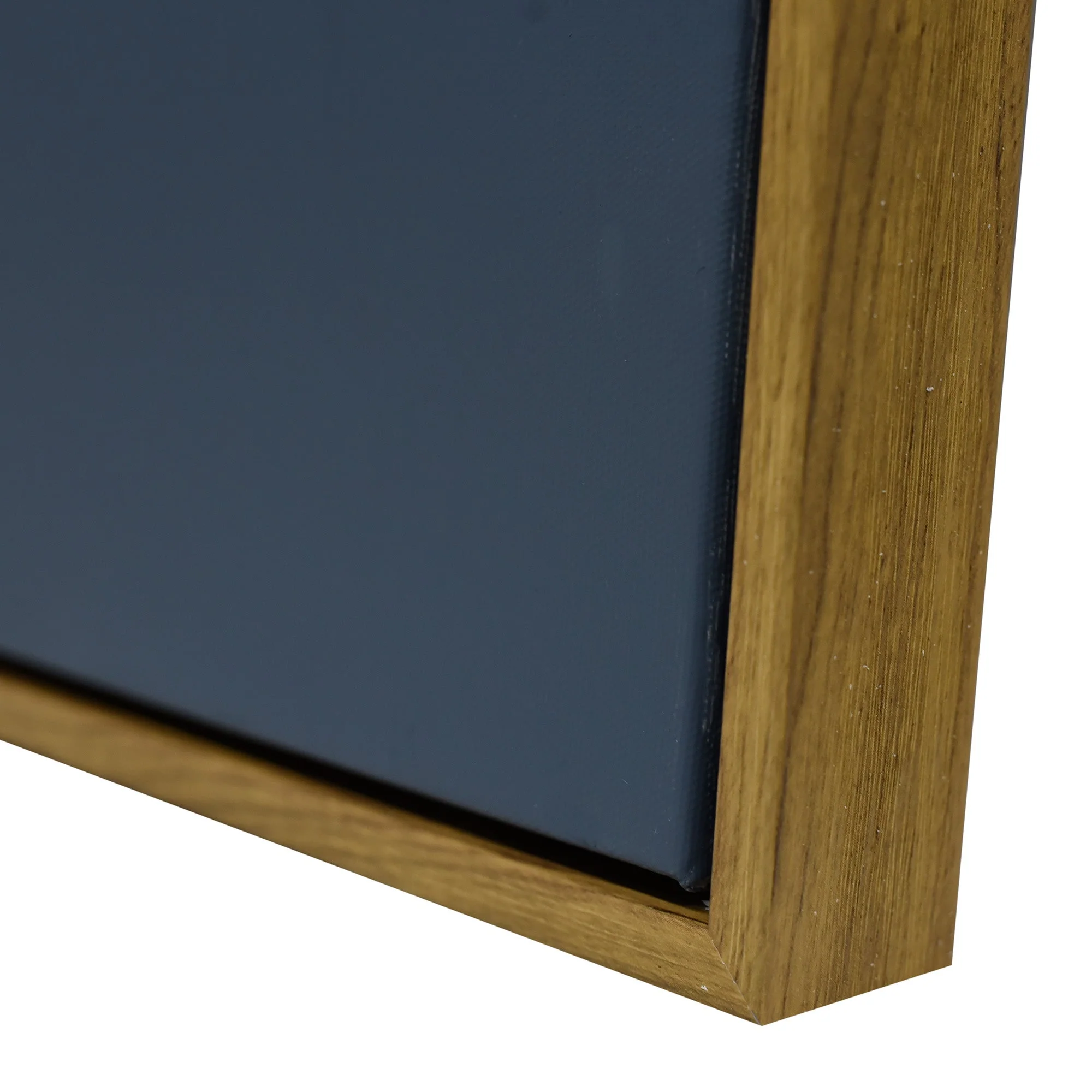 120X80cm Modern Mantra: Echoes of AUM Dark Wood Framed Hand Painted Canvas Wall Art - Image 5
