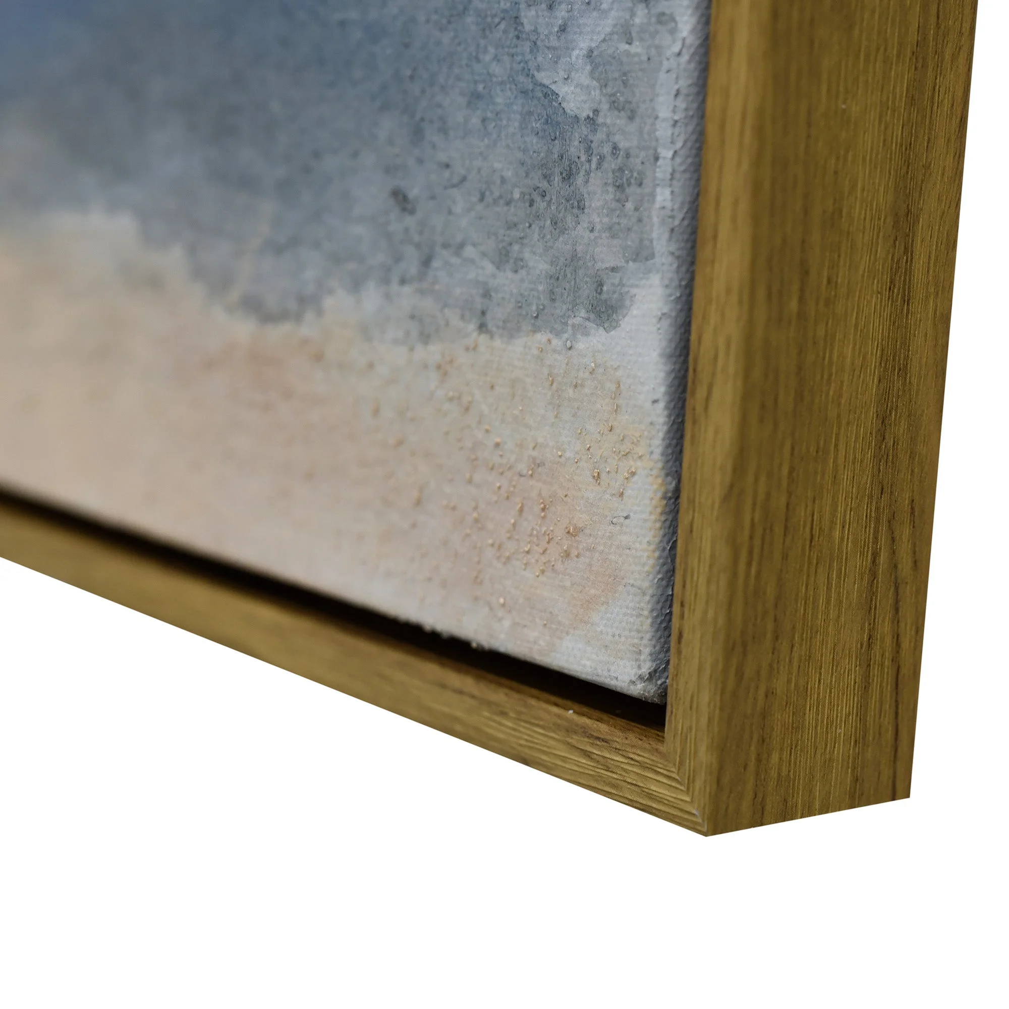 120X80cm Riptide Reverie Dark Wood Framed Hand Painted Canvas Wall Art - Image 7