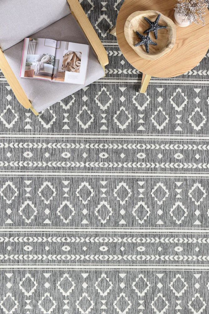 Alaska Grey Cream Rug 3333-GU6E - Image 9