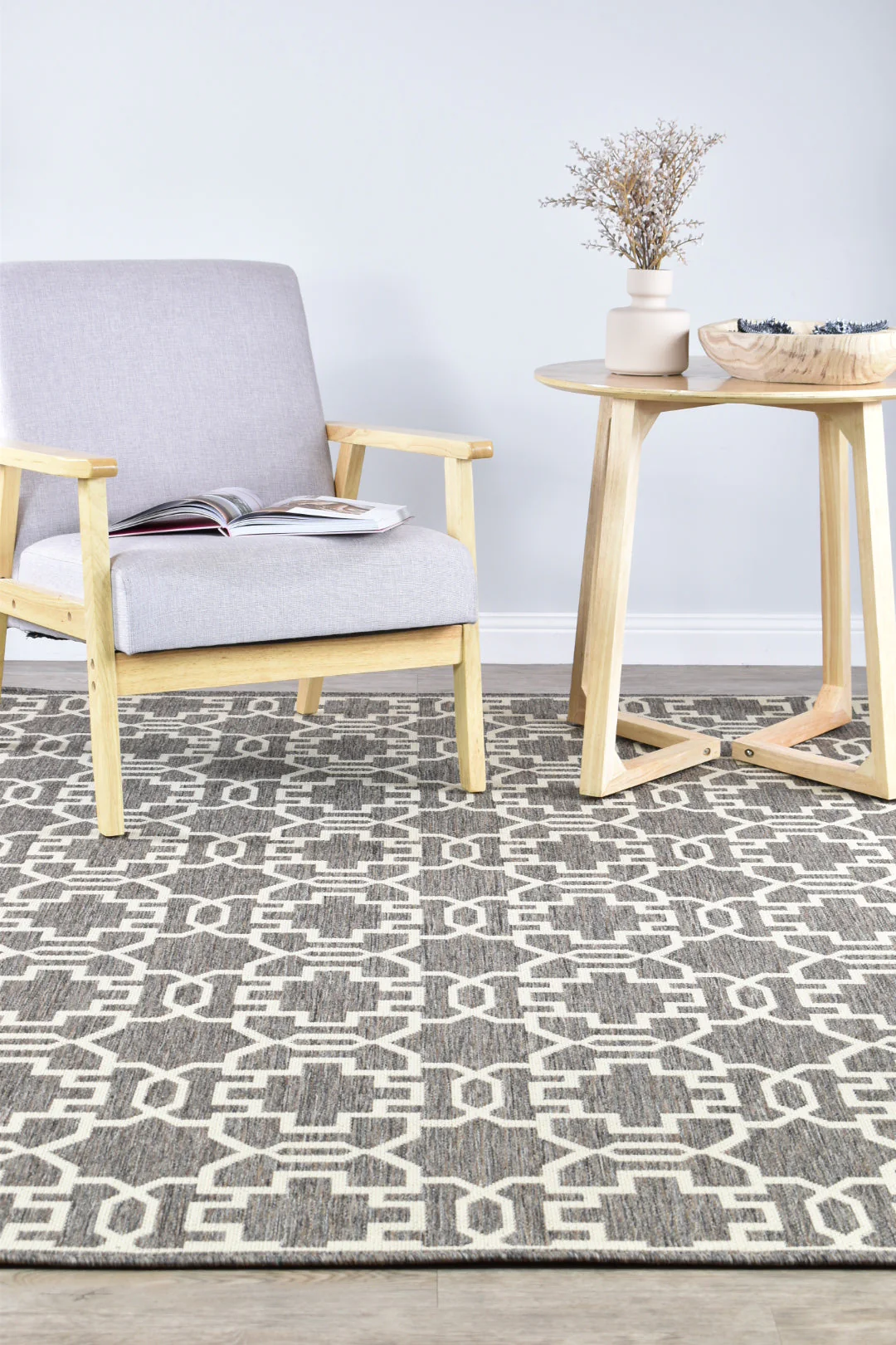 Alaska Brown Cream Rug 208-W71E - Image 9