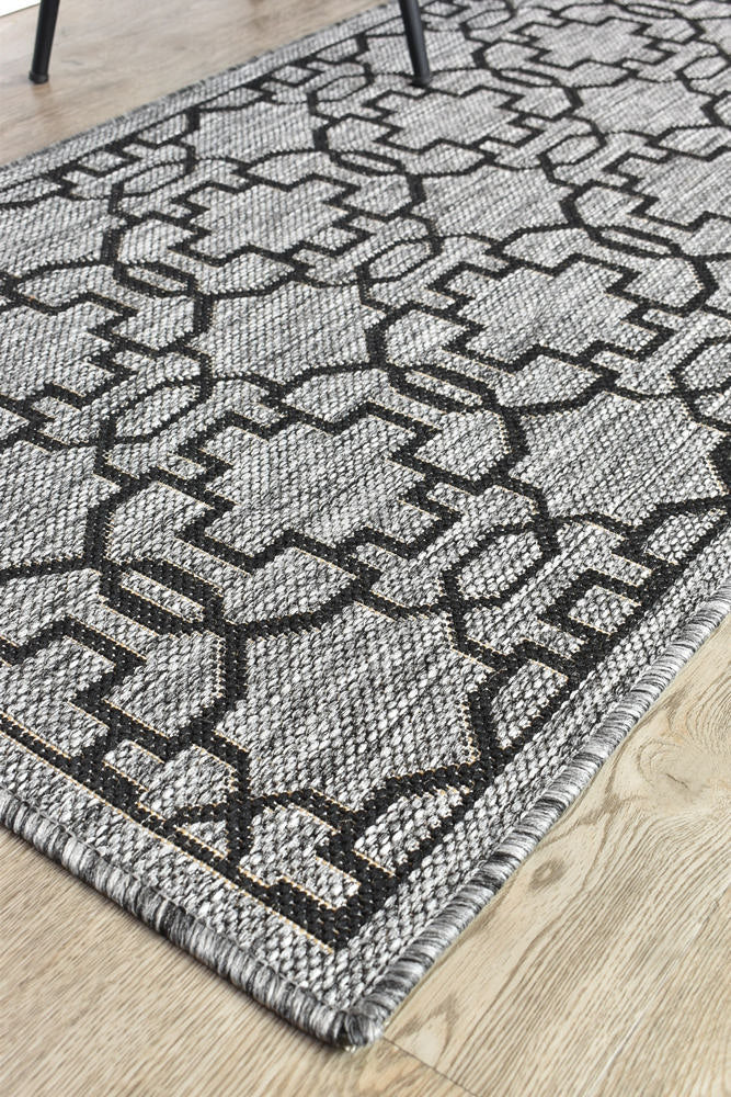 long-island Runner Grey Black Rug 208-DM9E - Image 6