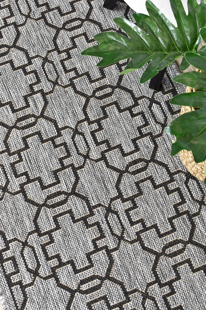long-island Runner Grey Black Rug 208-DM9E - Image 8