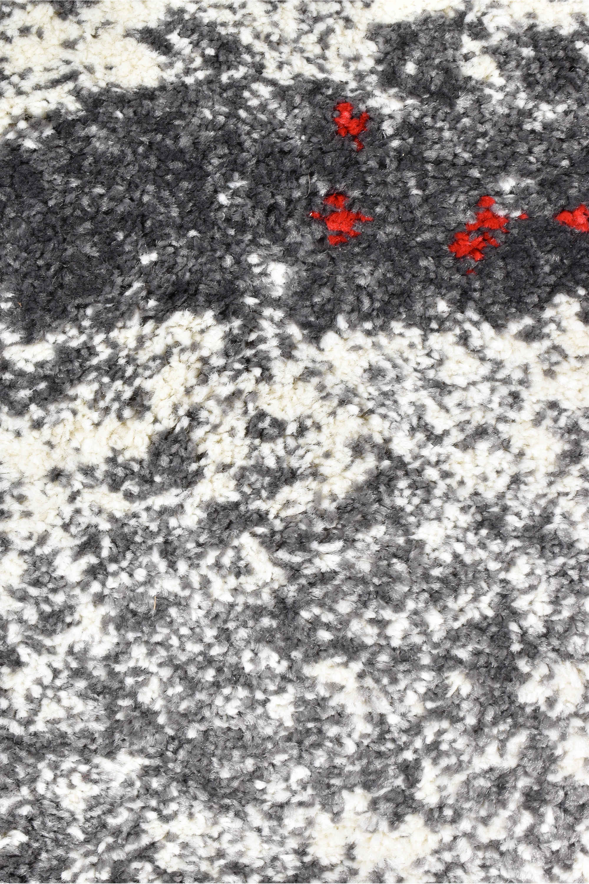 Dahlia 176 Grey Red Rug - Image 3