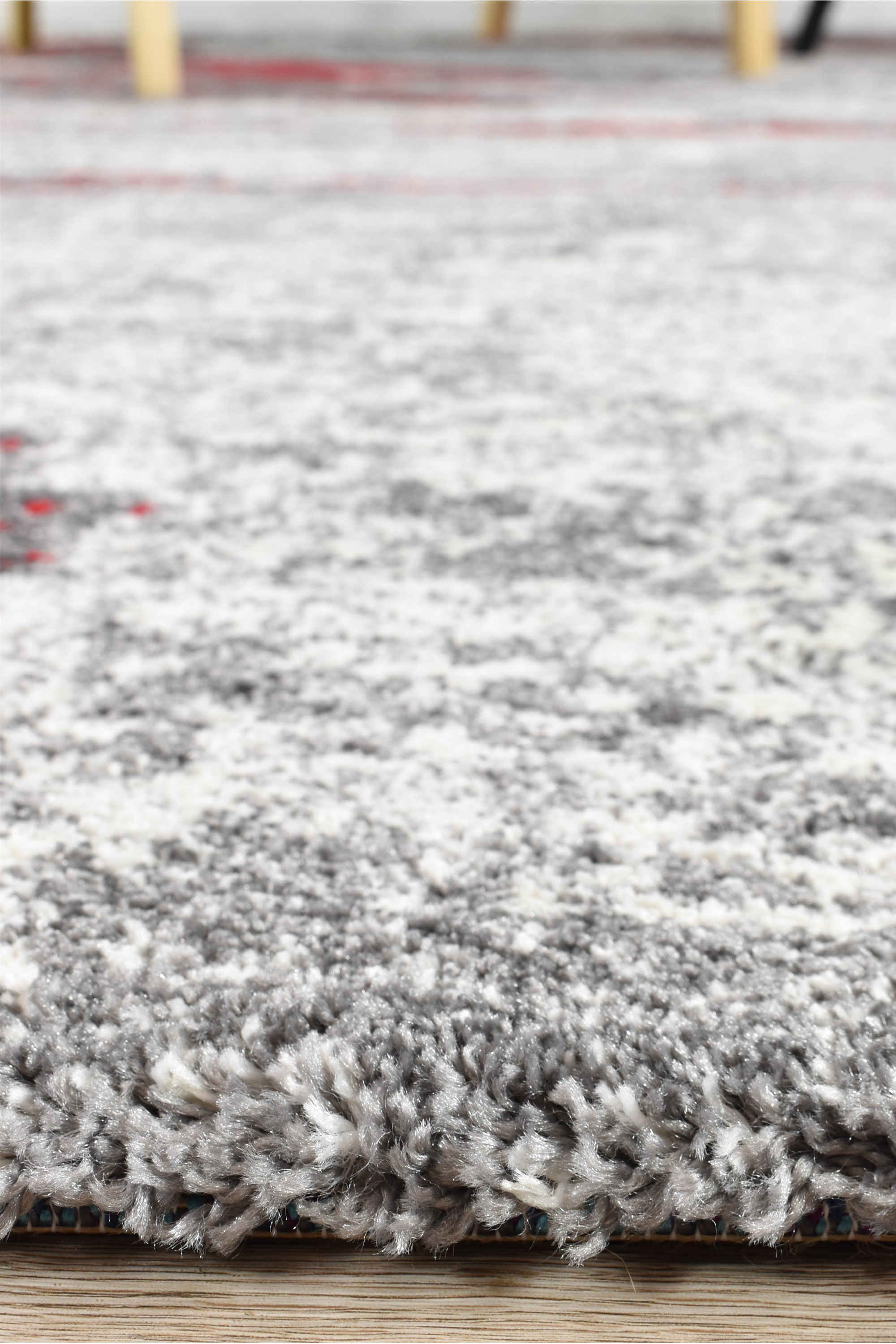 Dahlia 176 Grey Red Rug - Image 6
