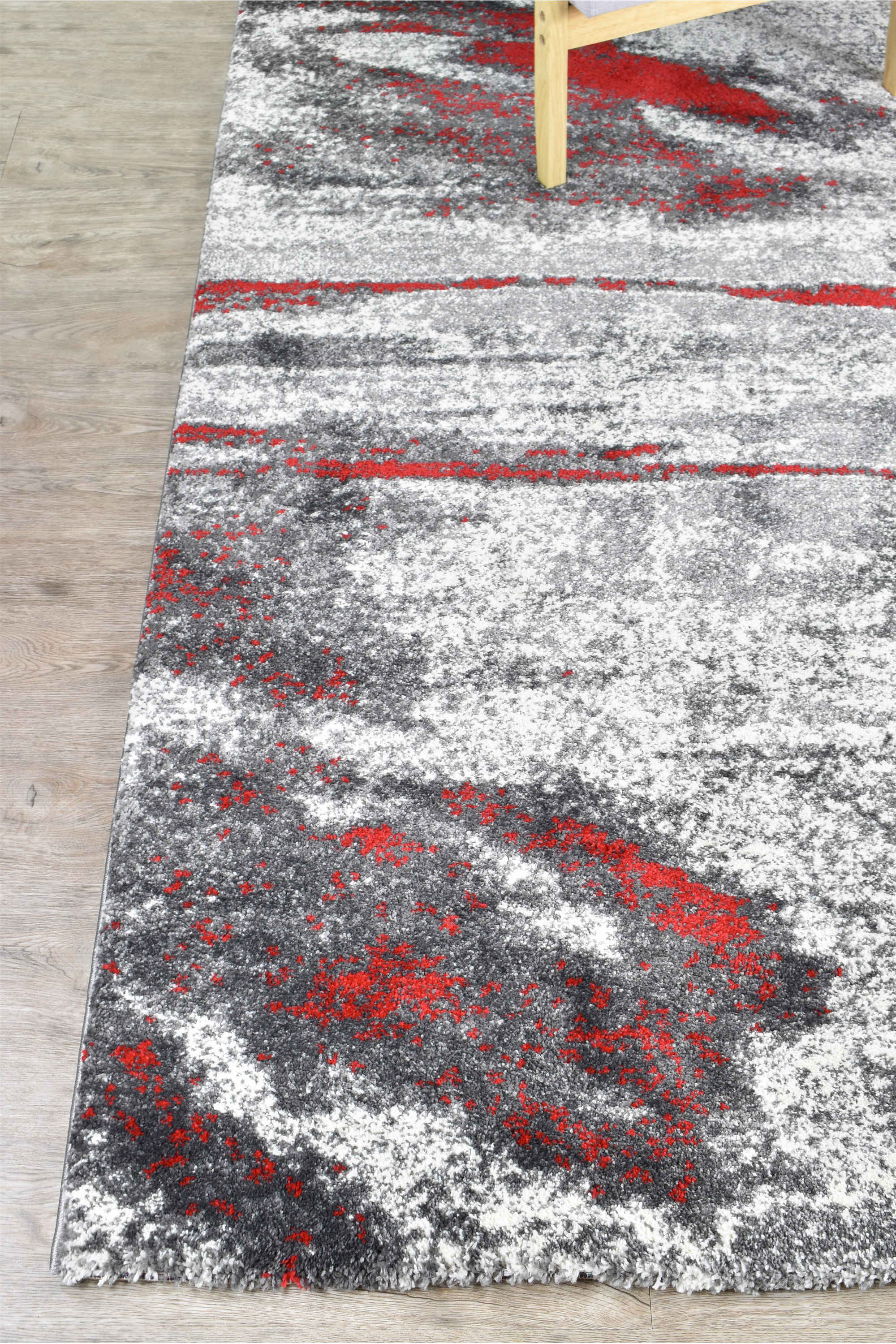 Dahlia 176 Grey Red Rug - Image 9
