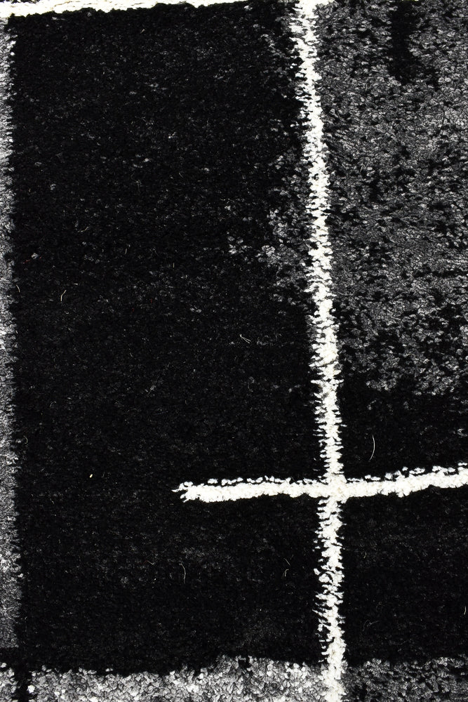 Millard 297 Dark Grey Black Rug - Image 7