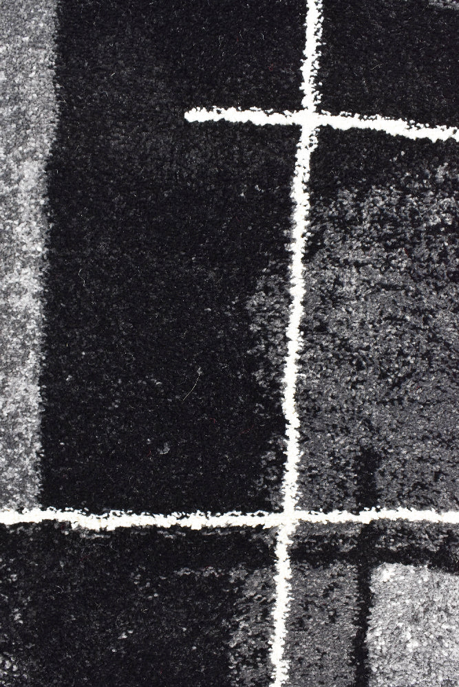 Dahlia 297 Dark Grey Turquoise Rug - Image 7