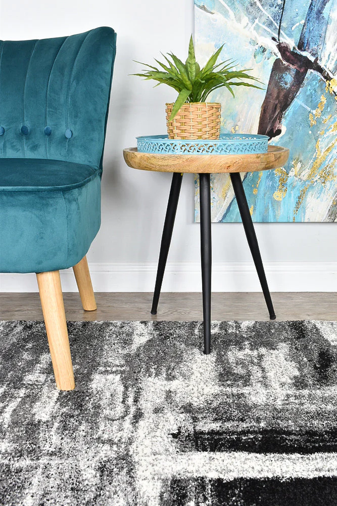 Millard 347 Light Grey Dark Grey Rug - Image 13