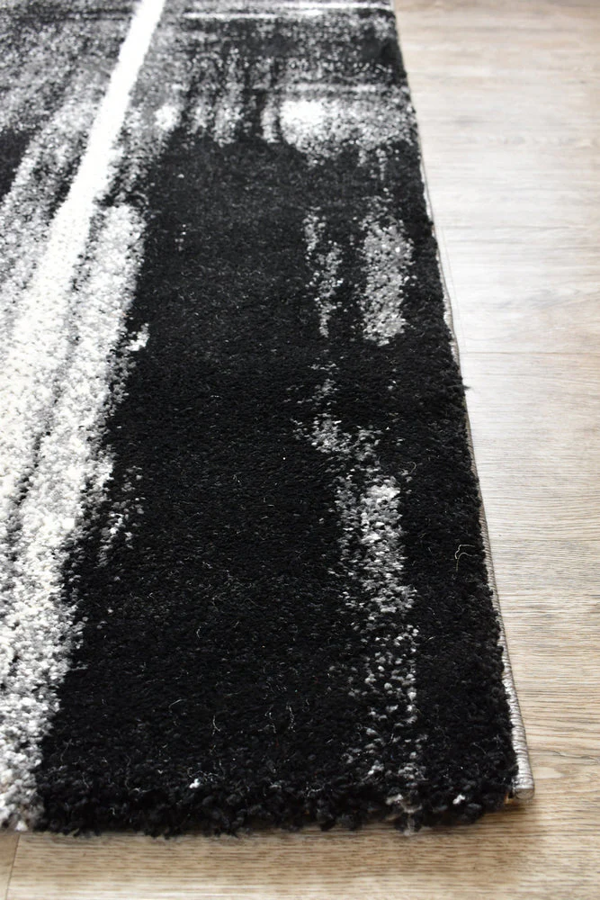Millard 347 Light Grey Dark Grey Rug - Image 3