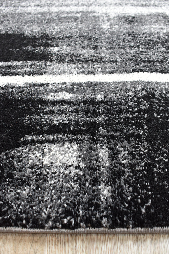 Millard 347 Light Grey Dark Grey Rug - Image 4
