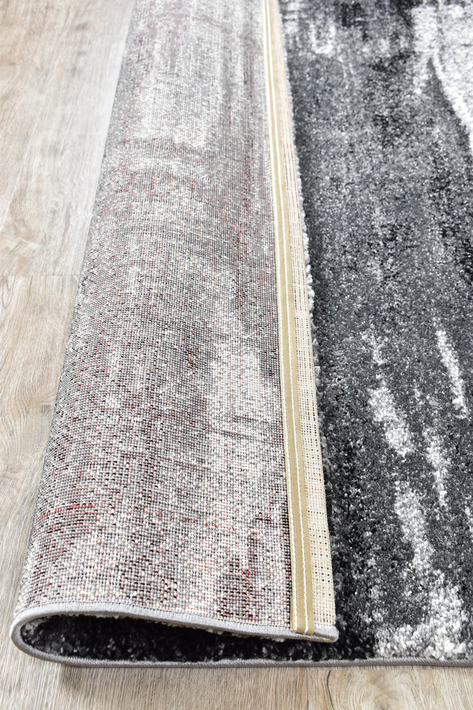 Millard 347 Light Grey Dark Grey Rug - Image 6