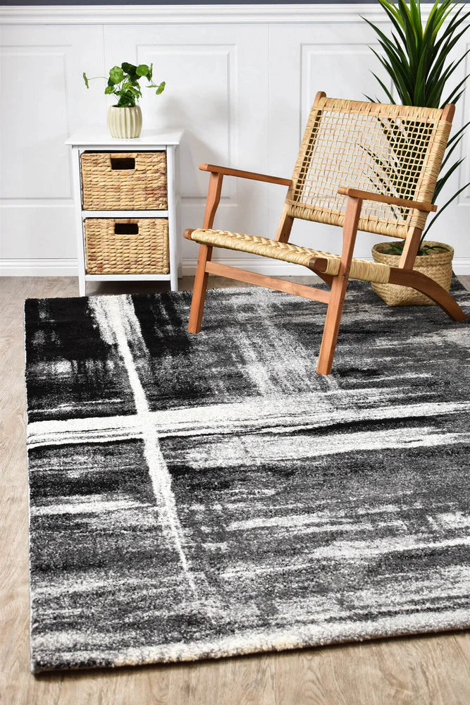 Millard 347 Light Grey Dark Grey Rug - Image 7