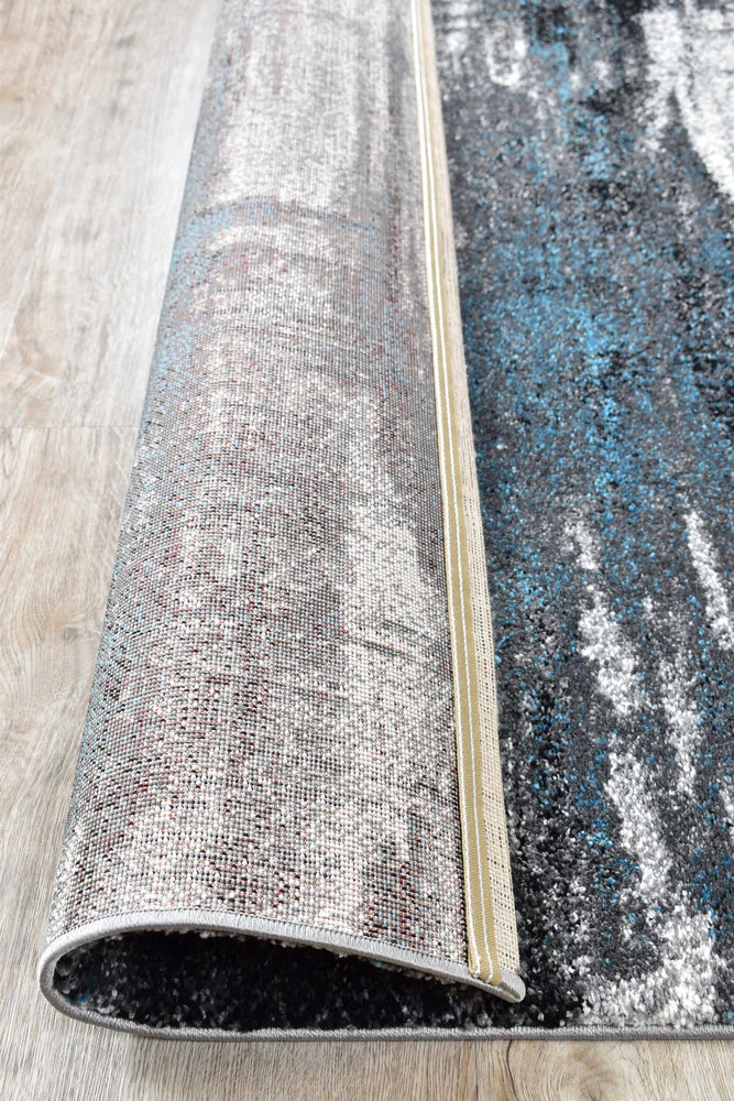 Millard 347 Light Grey Turquoise Rug - Image 6