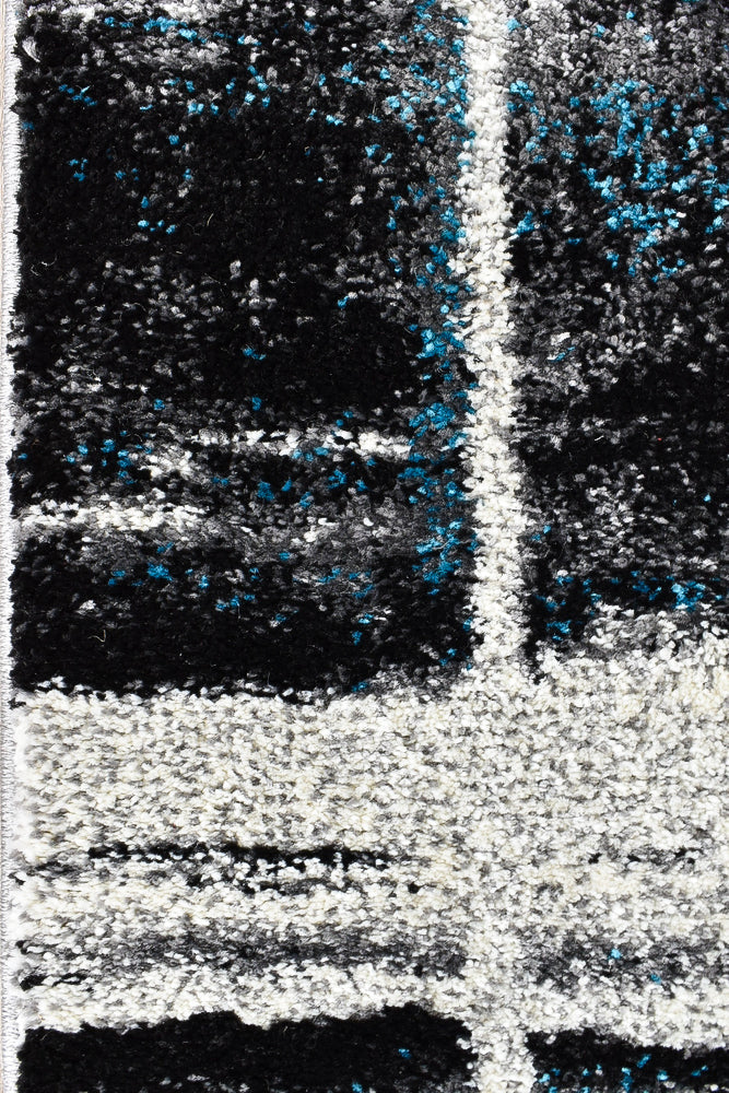 Millard 347 Light Grey Turquoise Runner - Image 5