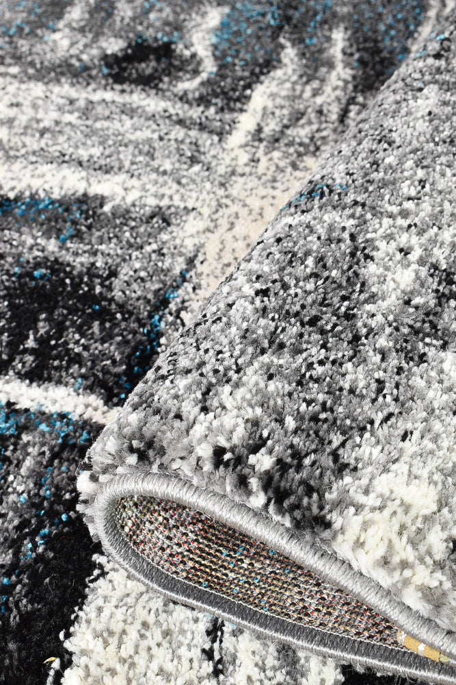 Millard 347 Light Grey Turquoise Runner - Image 7
