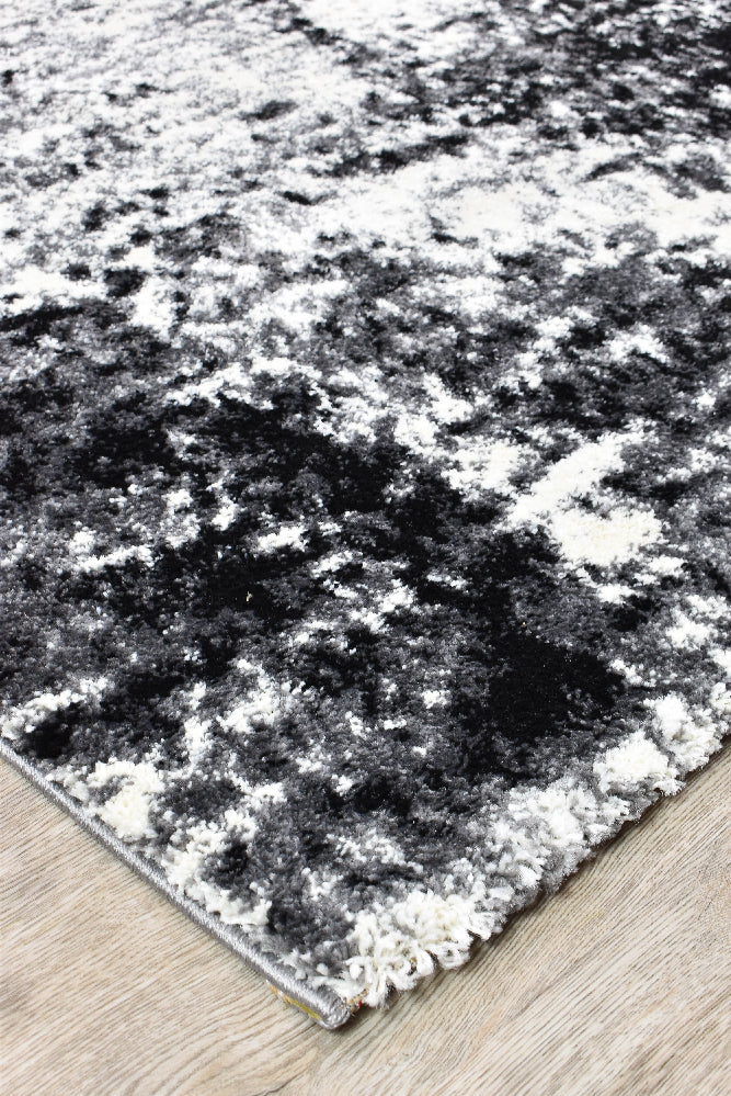 Dahlia 651 Black White Rug - Image 2