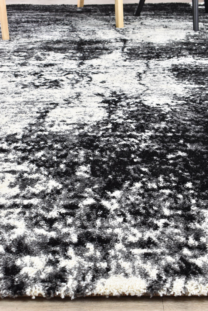 Dahlia 651 Black White Rug - Image 4