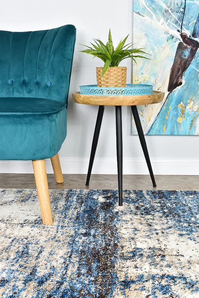 Millard 651 White Blue Rug - Image 15