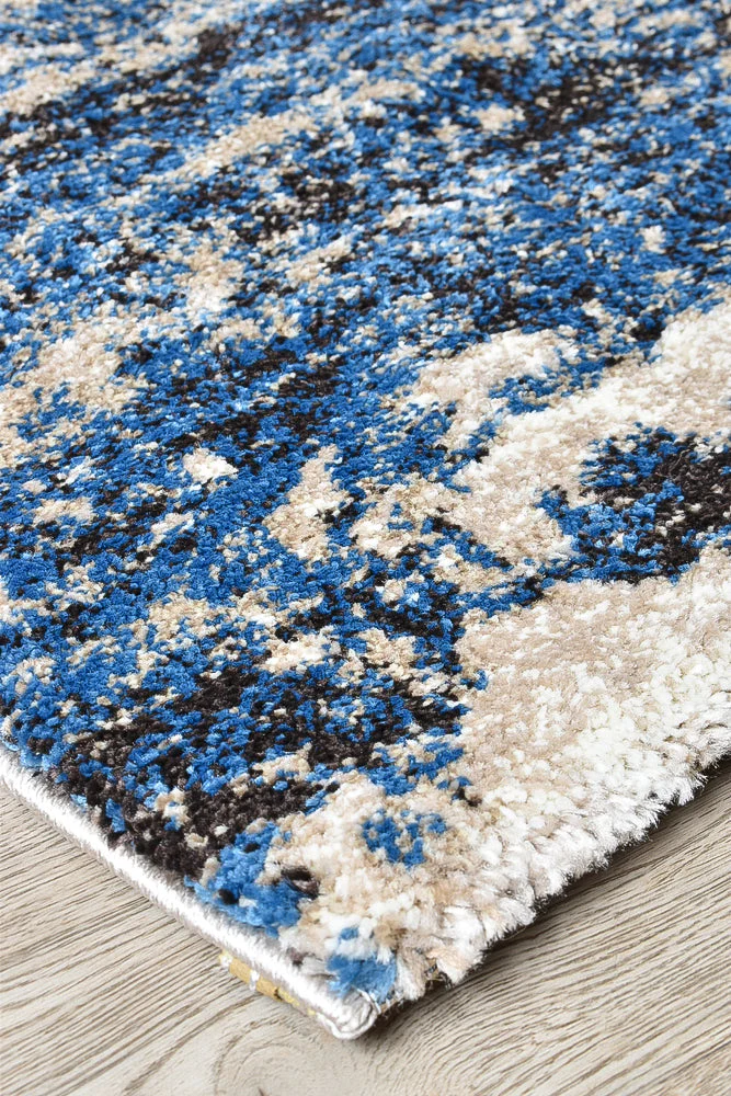 Millard 651 White Blue Rug - Image 3