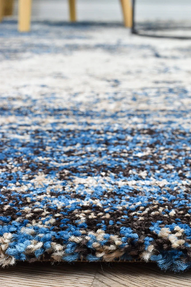 Millard 651 White Blue Rug - Image 5