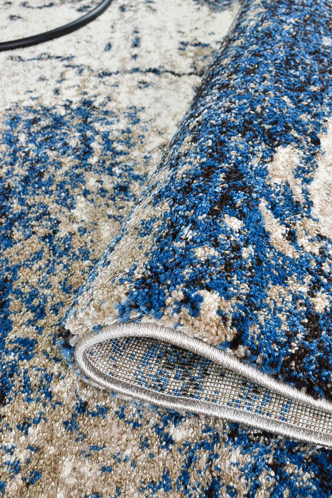Millard 651 White Blue Rug - Image 8