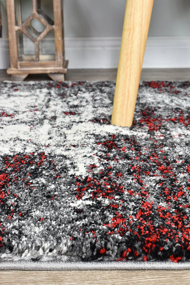 Millard 651 White Red Rug - Image 12