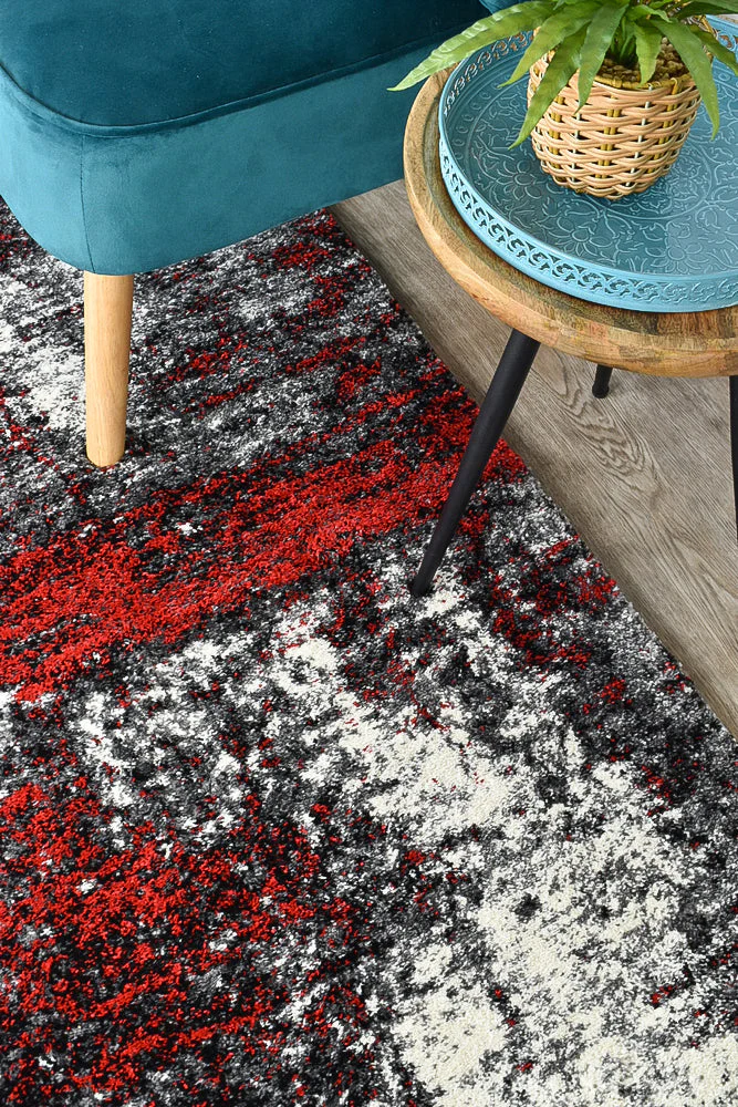 Millard 651 White Red Rug - Image 13