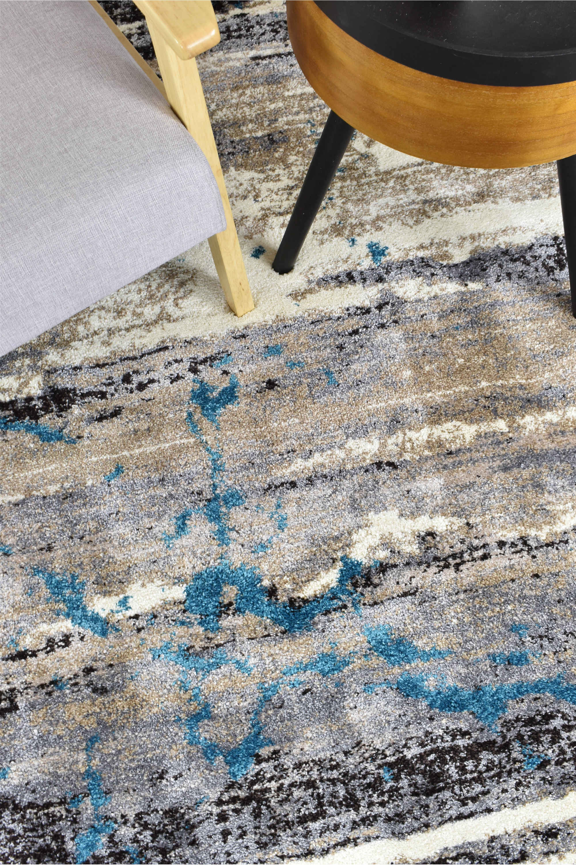 Dahlia 696 Beige Turquoise Rug - Image 5