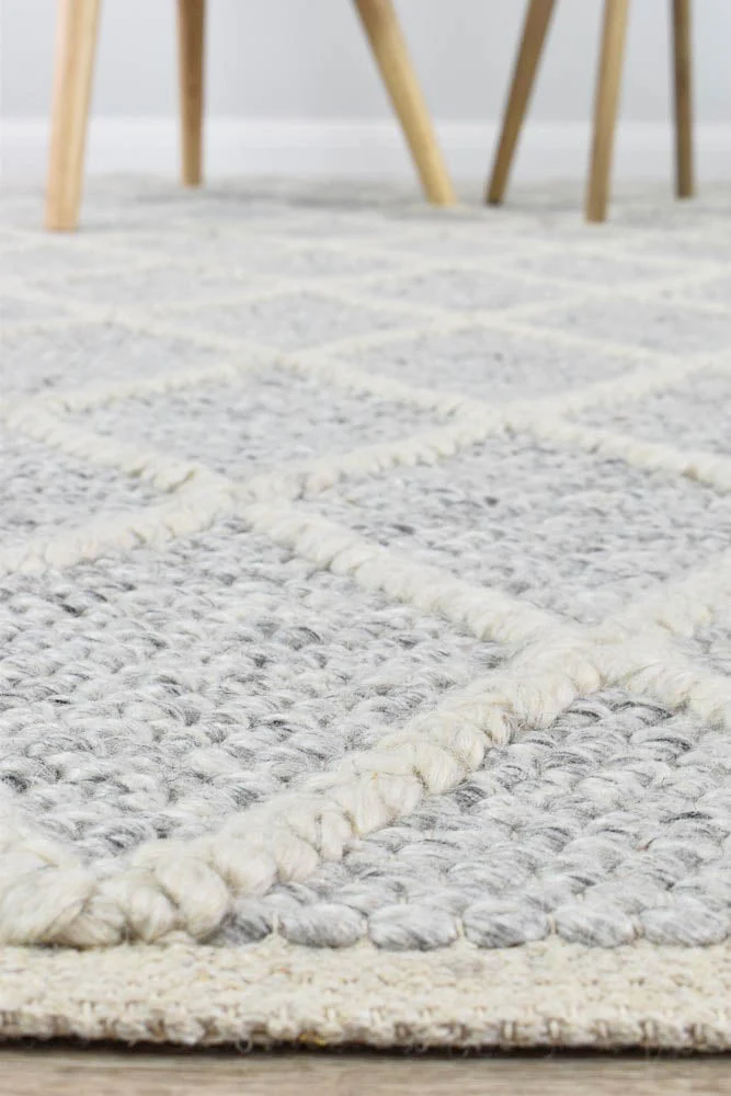 Lyon Wool Grey Rug - Image 3