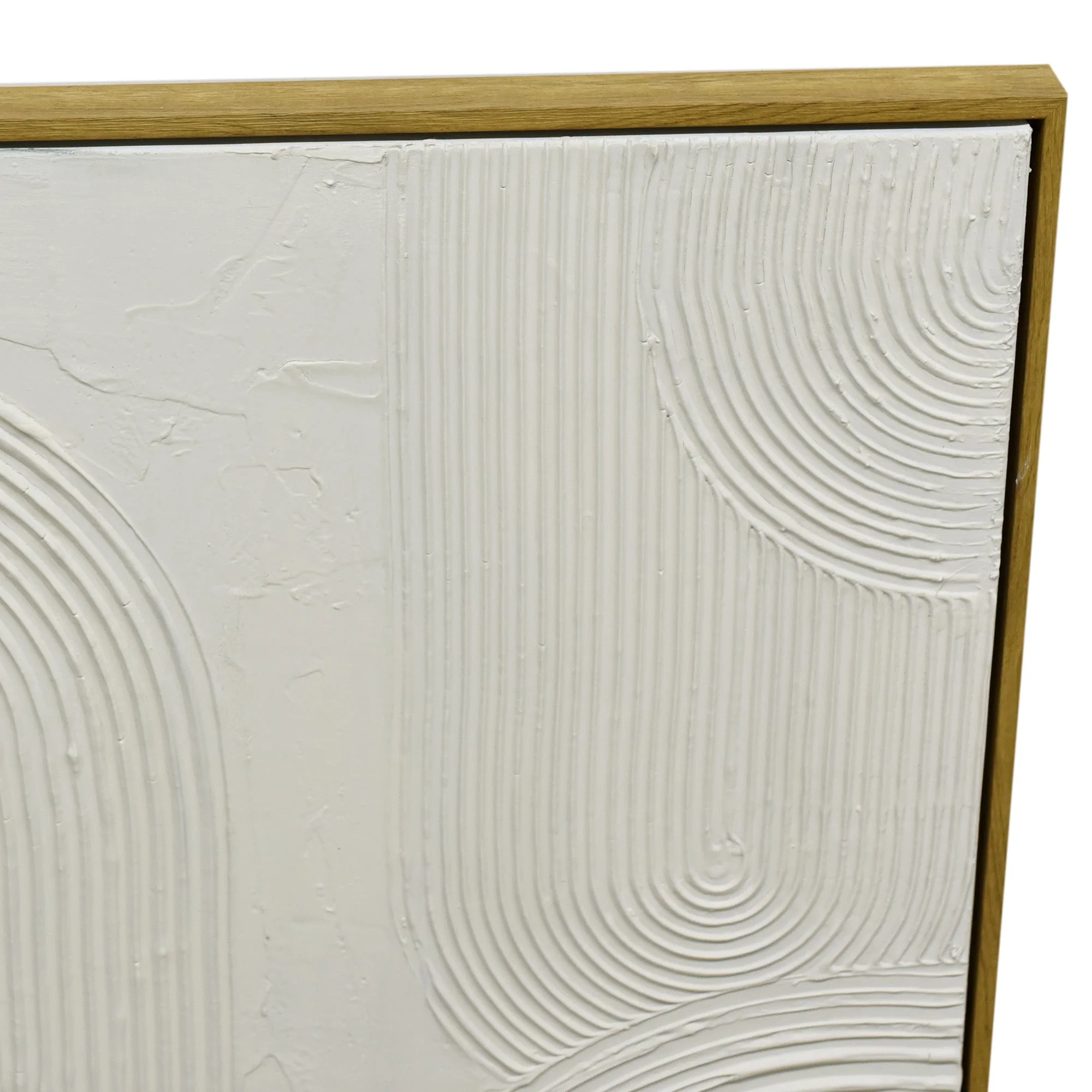 60X90cm Ephemeral Echoes of Continuity Dark Wood Framed Hand Painted Canvas Wall Art - Image 10