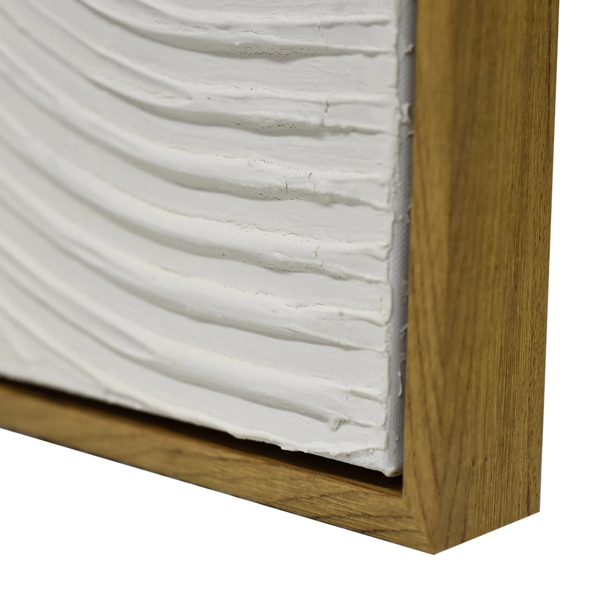 60X90cm Ephemeral Echoes of Continuity Dark Wood Framed Hand Painted Canvas Wall Art - Image 7