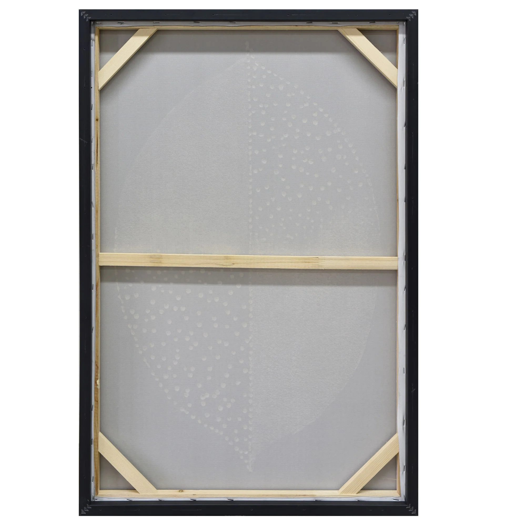 60X90cm Golden Dichotomy Gold Framed Hand Painted Canvas Wall Art - Image 4