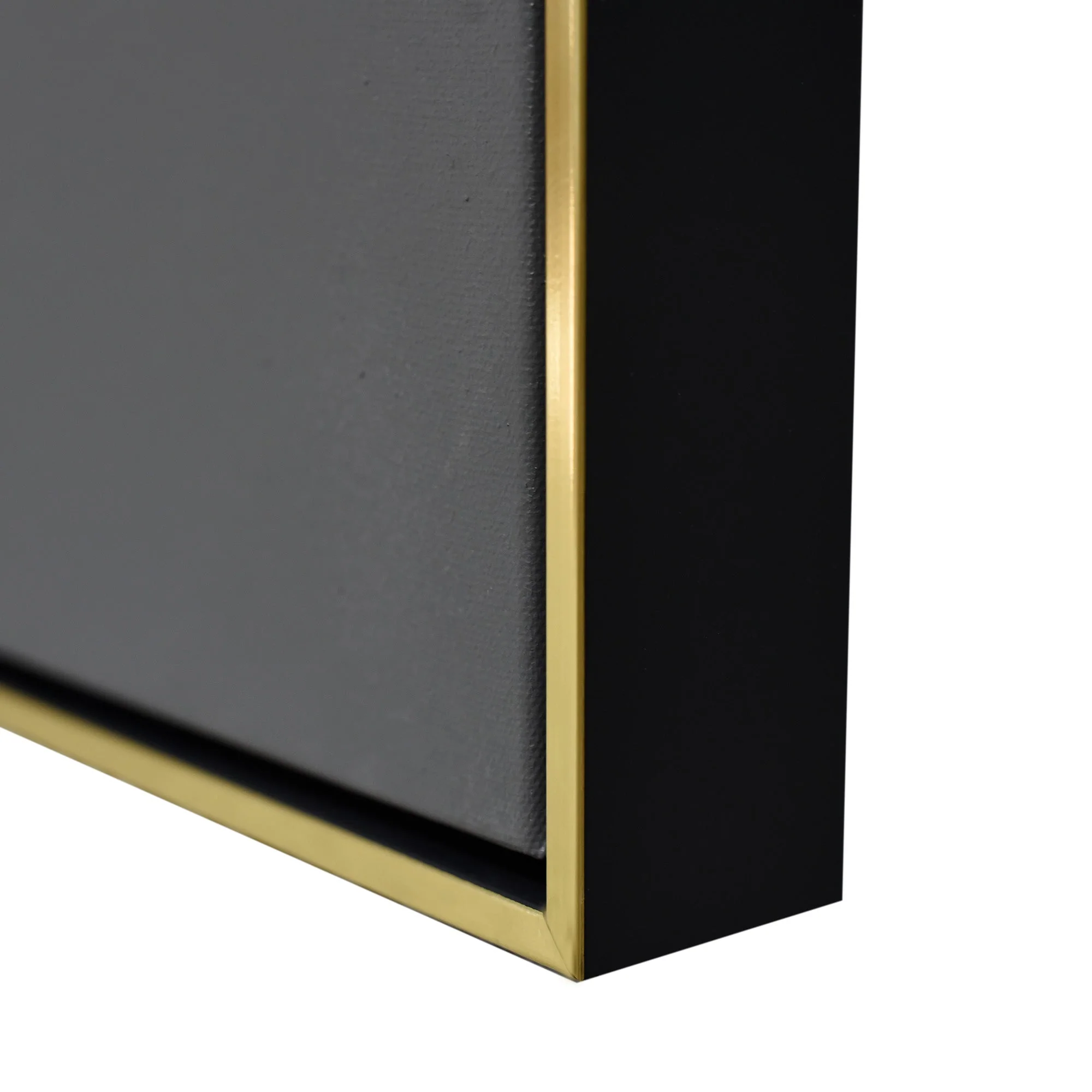 60X90cm Golden Dichotomy Gold Framed Hand Painted Canvas Wall Art - Image 7