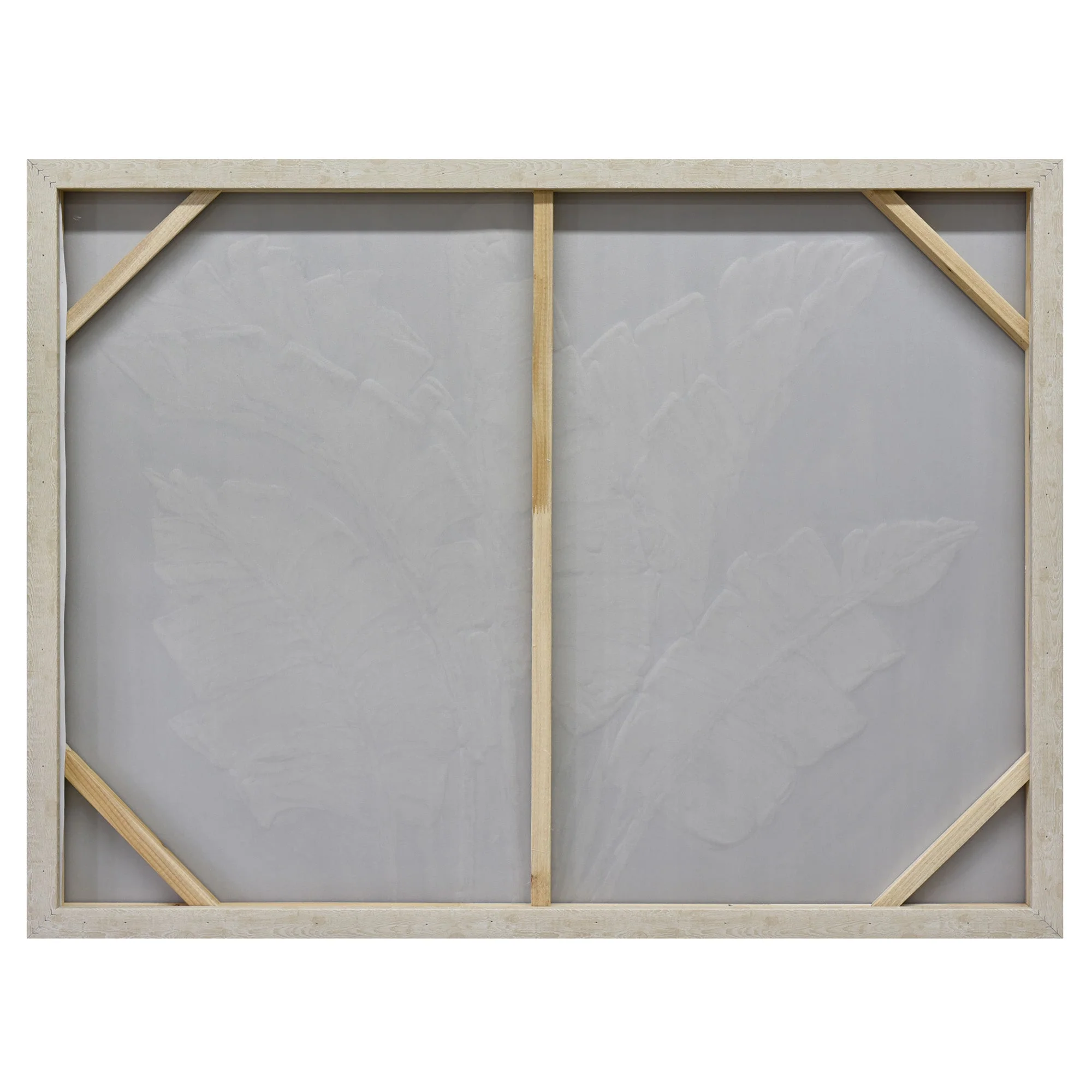 90X120cm Ethereal Paradise Light Wood Framed Hand Painted Canvas Wall Art - Image 4