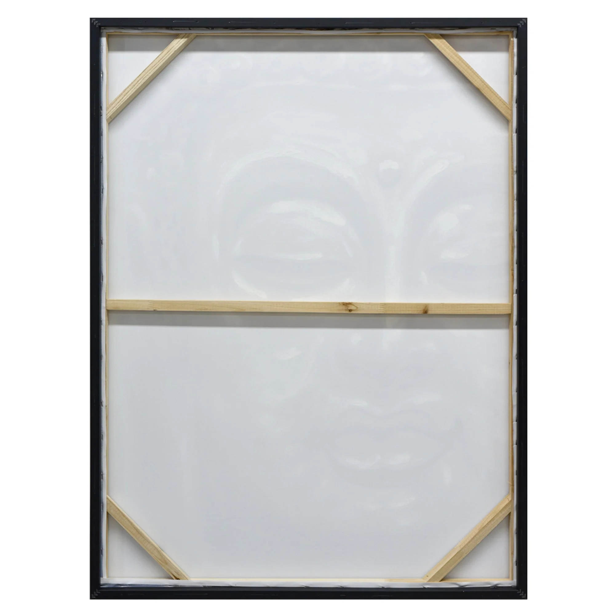 90X120cm Serene Radiance Champagne Framed Canvas Wall Art - Image 4