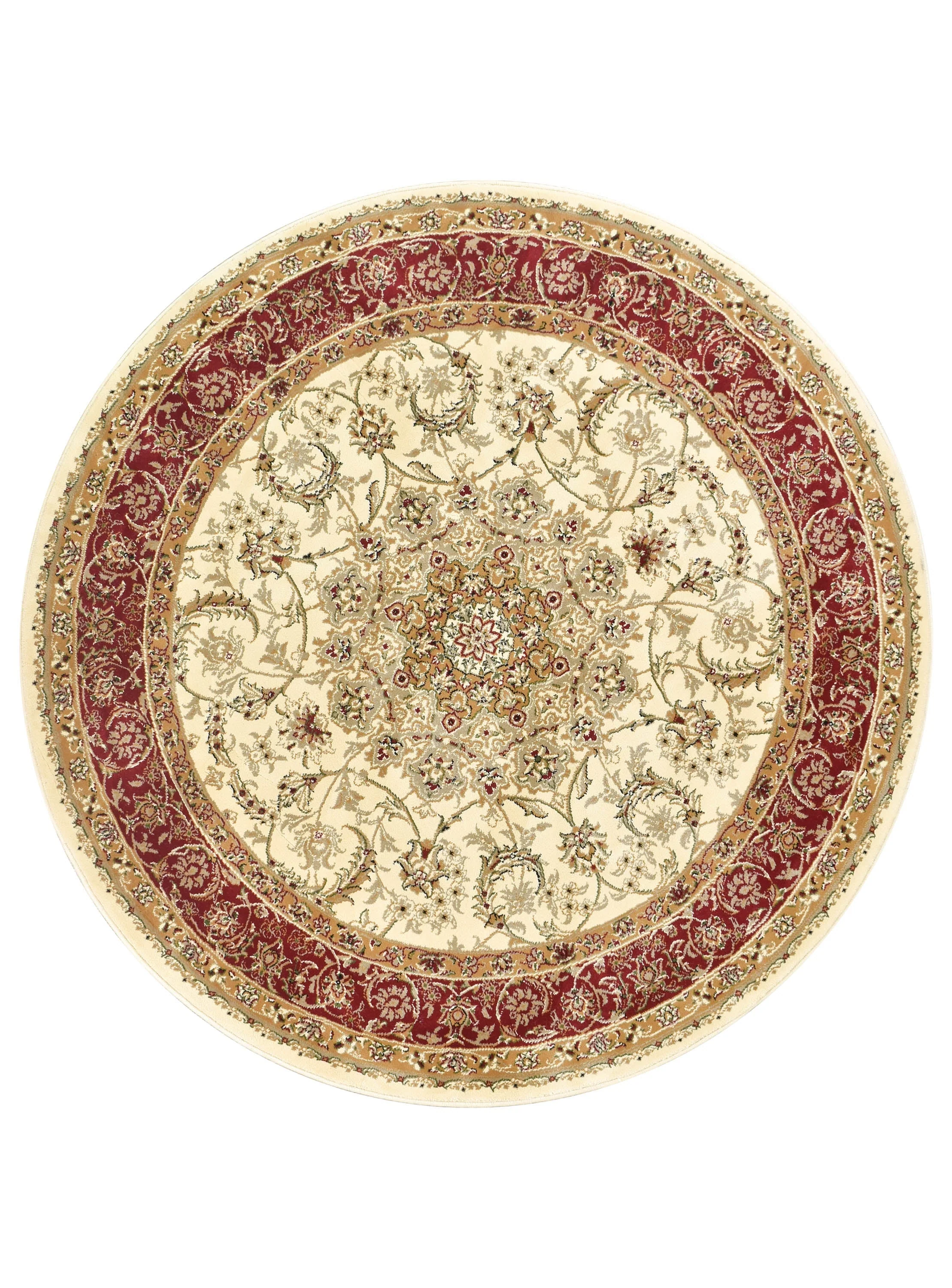 Alice Round 15 Cream Red