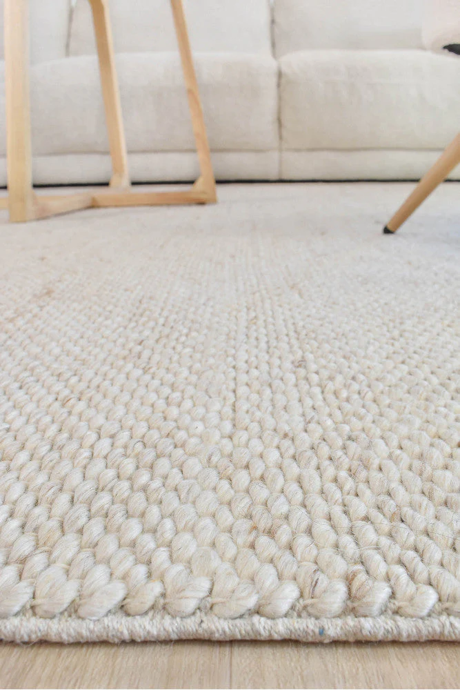 Allure Earth Linen Wool Rug - Image 9