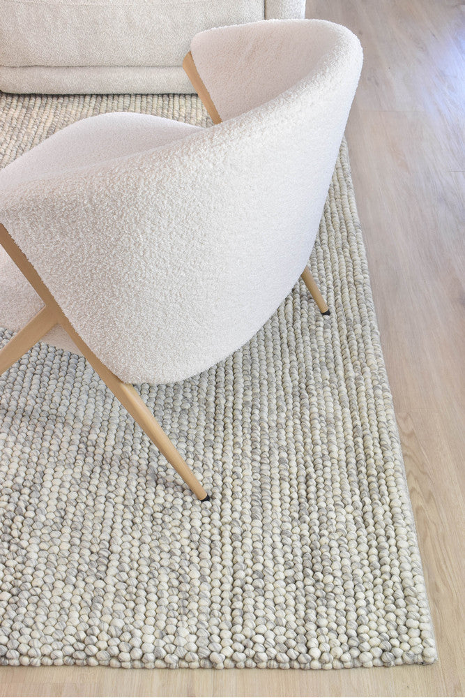 Allure Silver Mist Wool Rug - Image 3