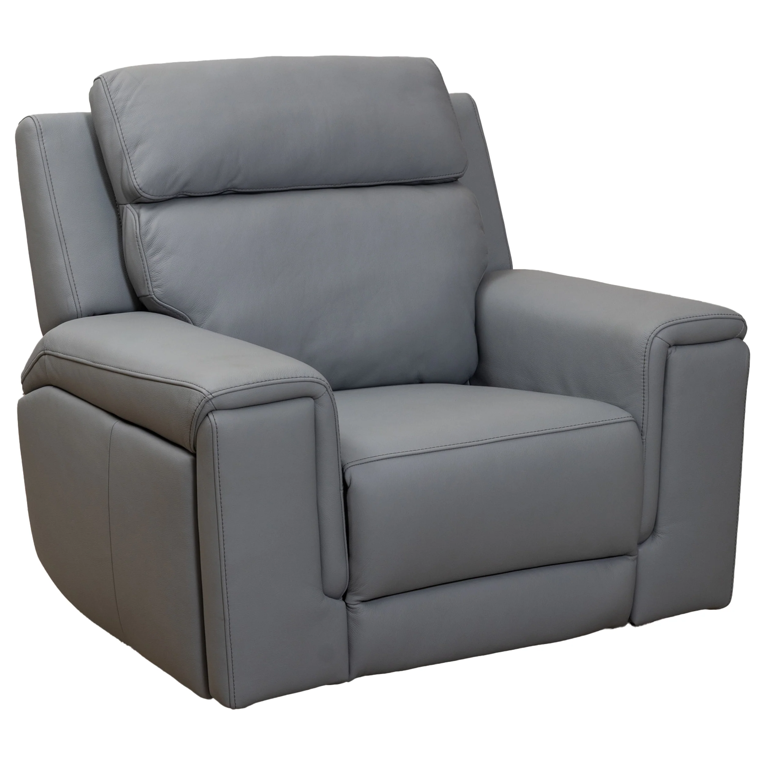 Aquila Electric Recliner Leather Lounge Suite - Image 12