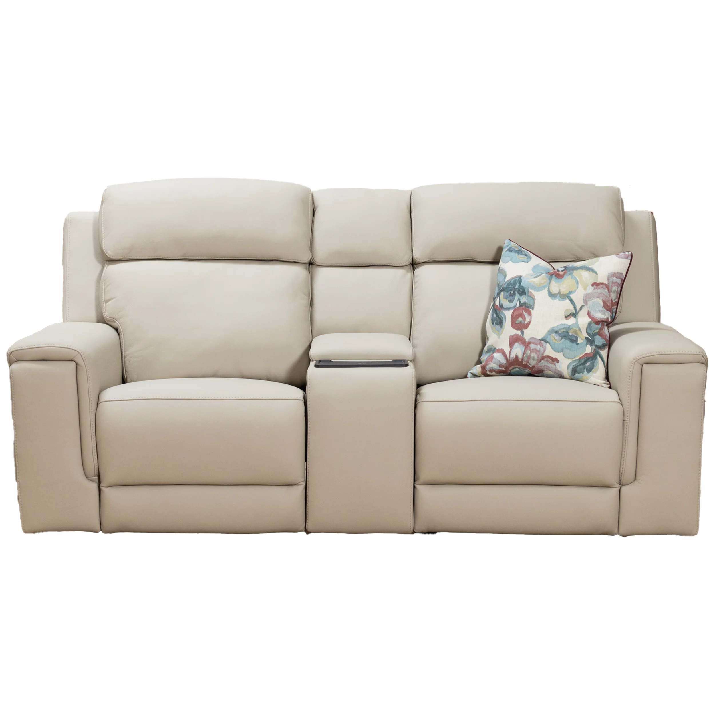 Aquila Electric Recliner Leather Lounge Suite - Image 14