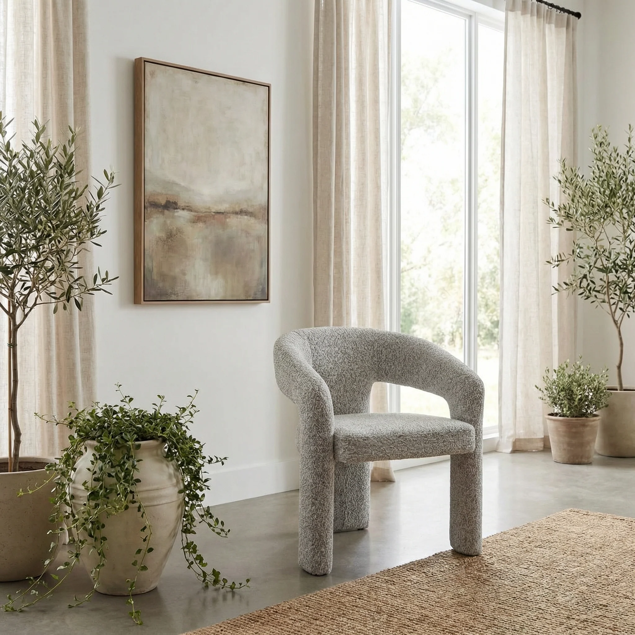 Belavista Fabric Dining Chair - Image 6