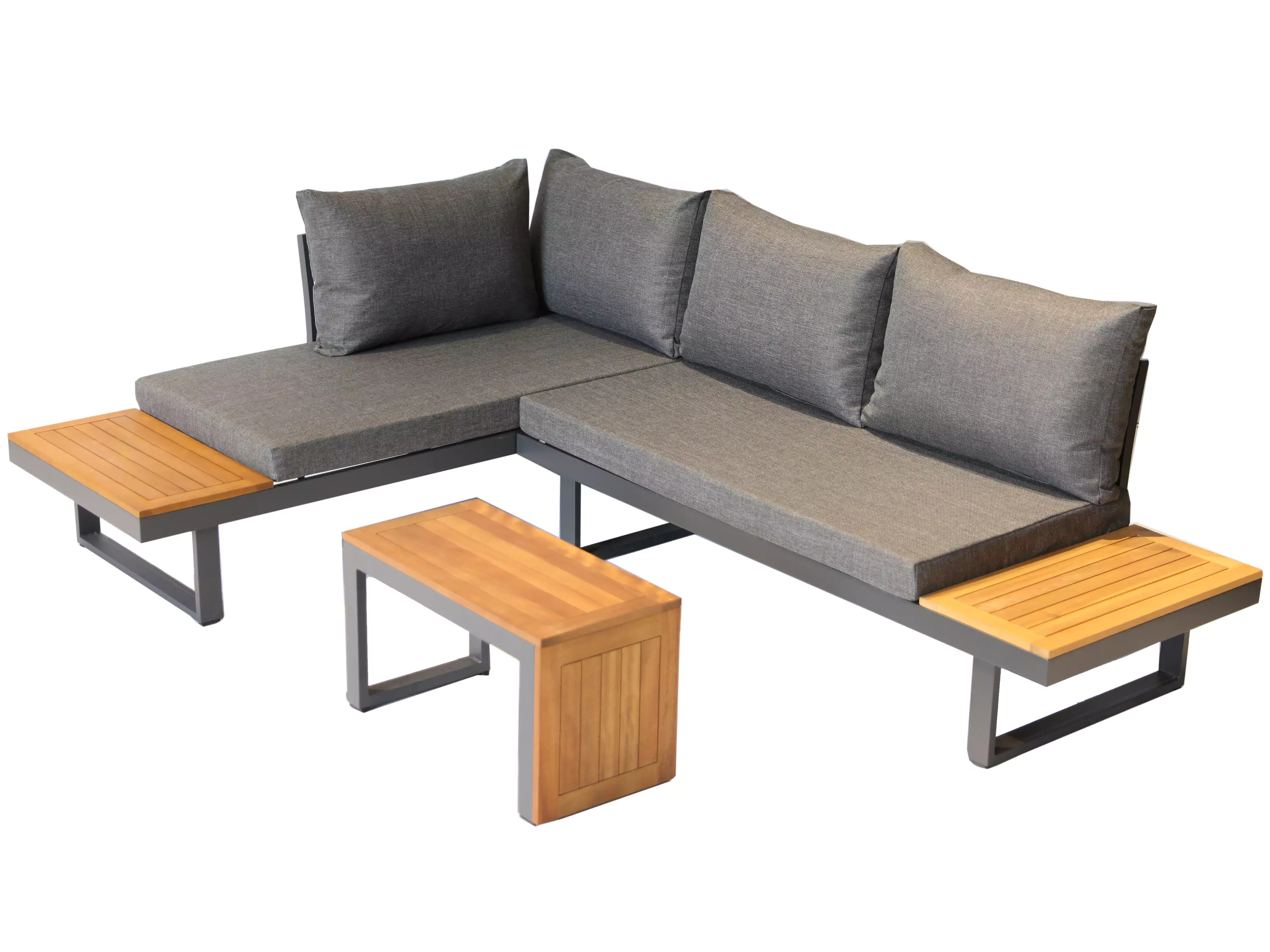 Belize 4 Seater Outdoor Lounge Setting with Coffee Table - Image 24