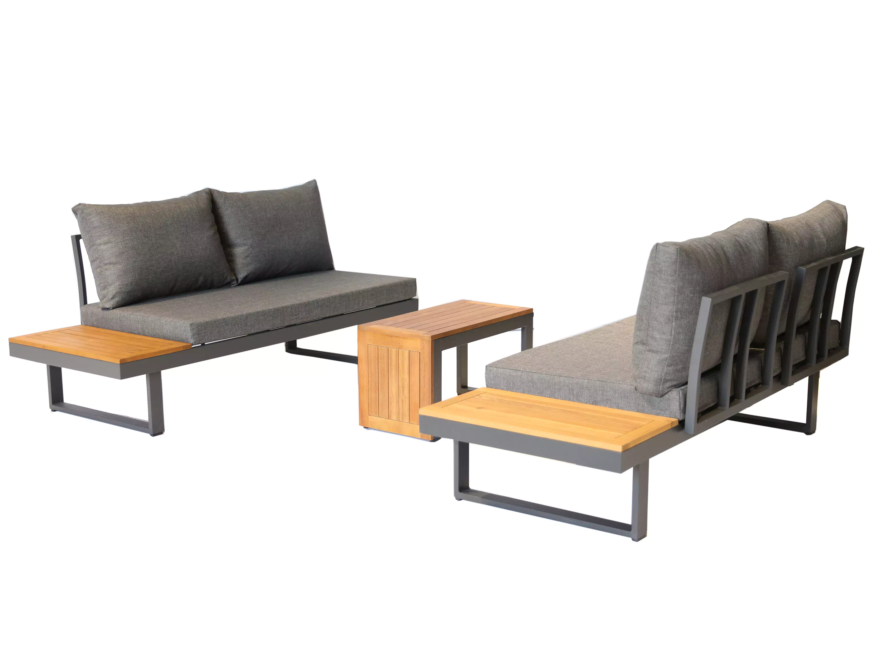 Belize 4 Seater Outdoor Lounge Setting with Coffee Table - Image 26