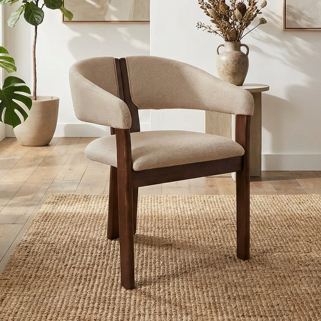 Bendigo Fabric Dining Chair - Image 2