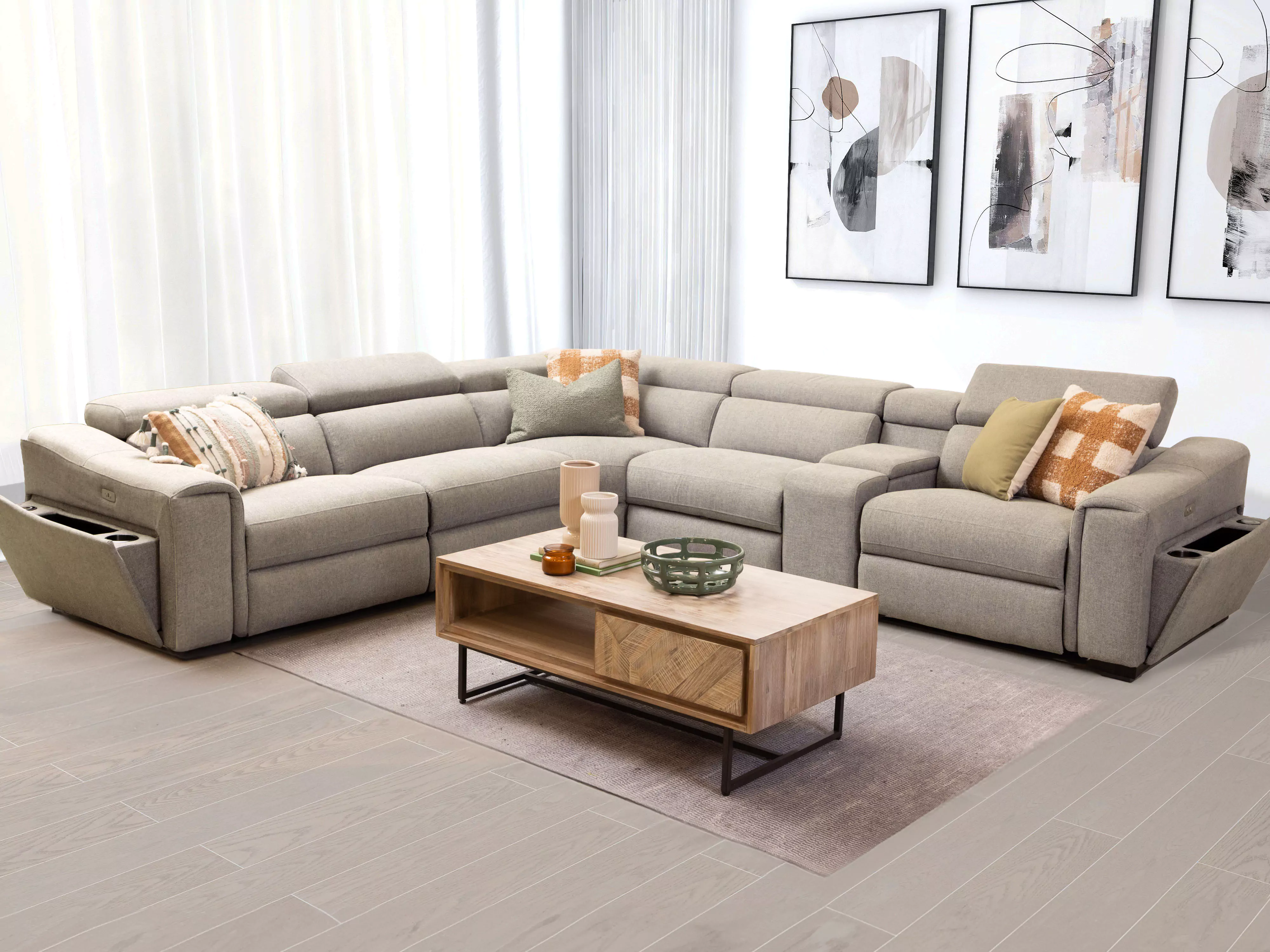 Blake Fabric Electric Lounge - Image 10