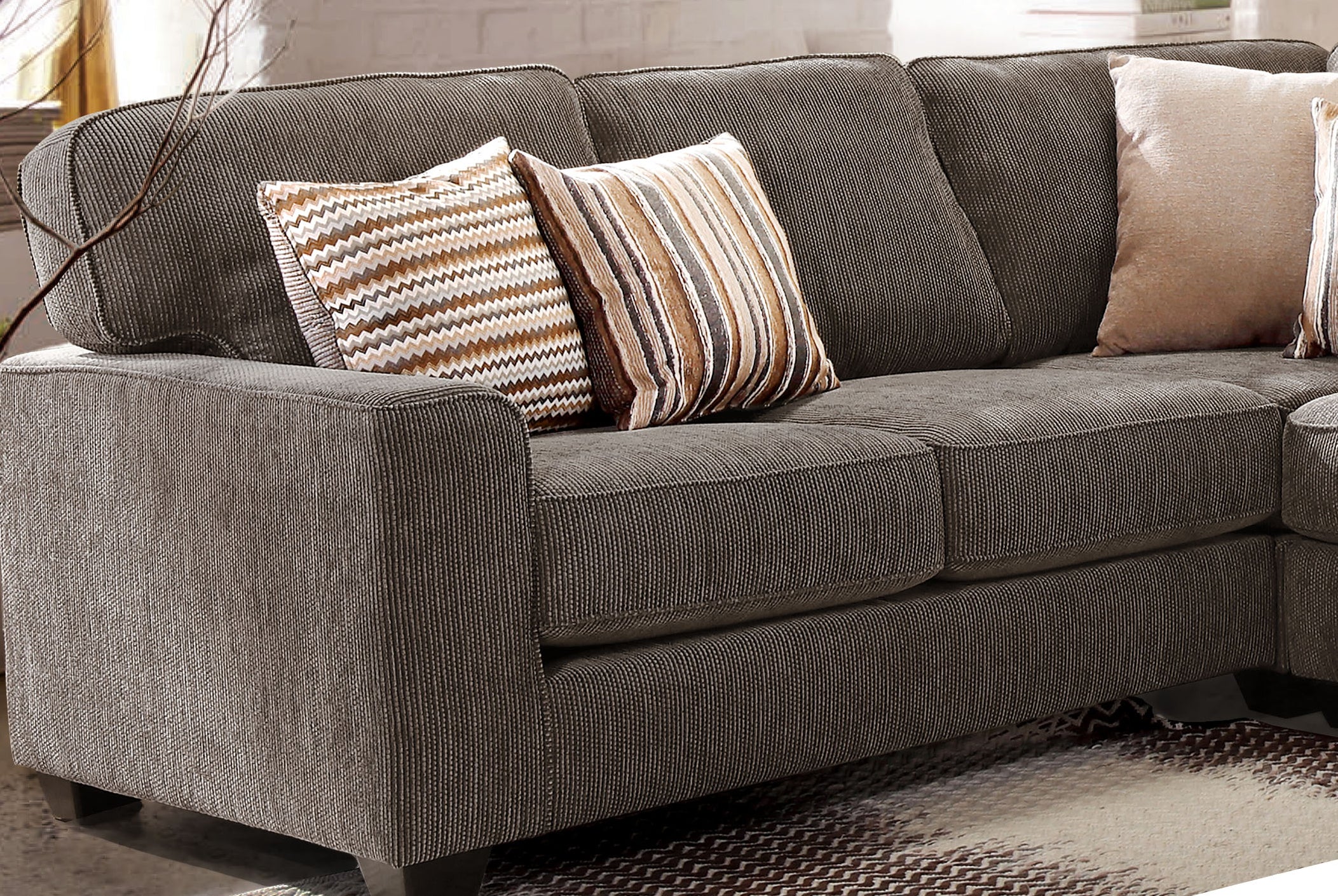Bridgewater Fabric Lounge & Sectional - Image 21